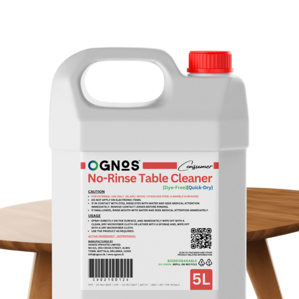 No-Rinse Table Cleaner